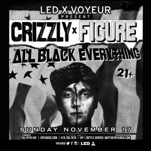 Crizzly Figure Voyeur LED presents