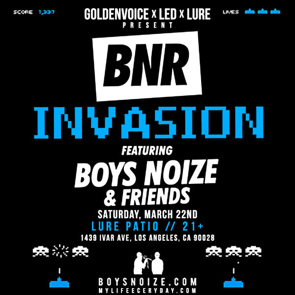 Boys Noize Lure Patio Los Angeles
