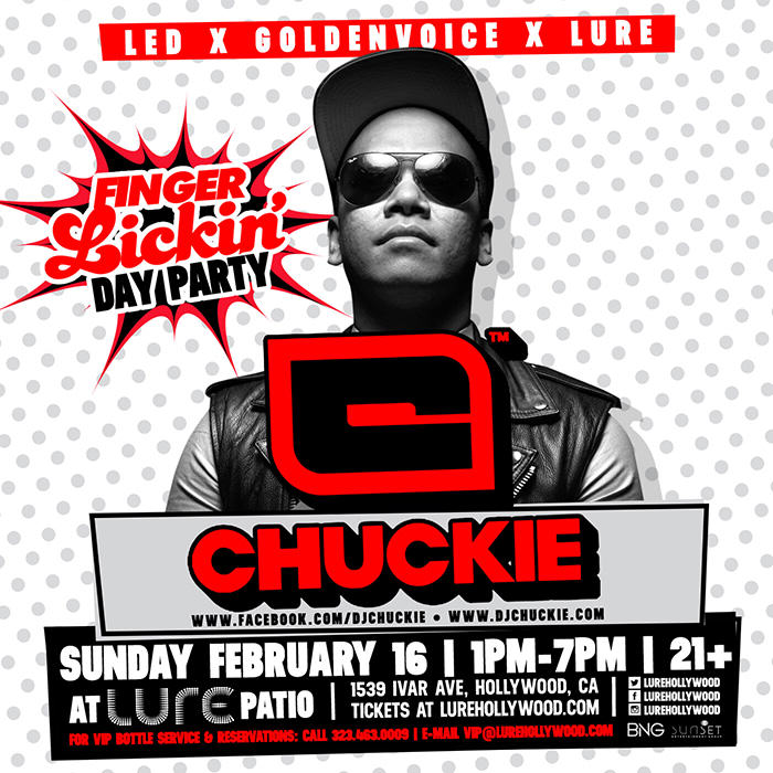 Finger Lickin' Los Angeles Day Party Lure Chuckie
