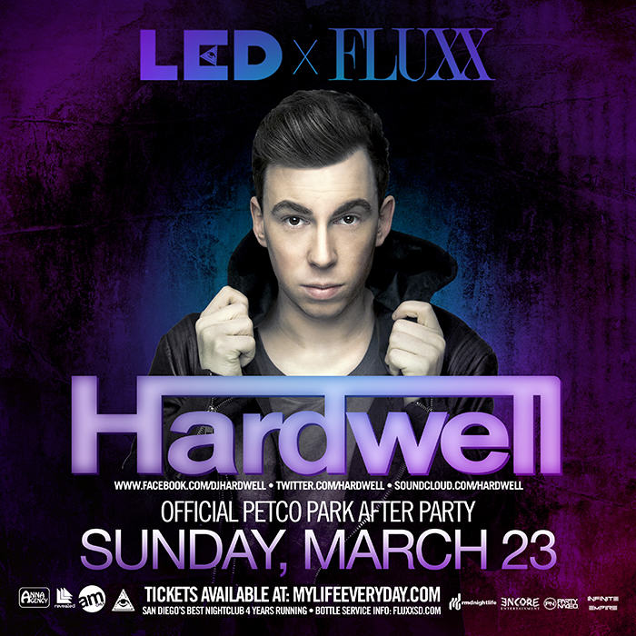Hardwell Fluxx San Diego LED presents