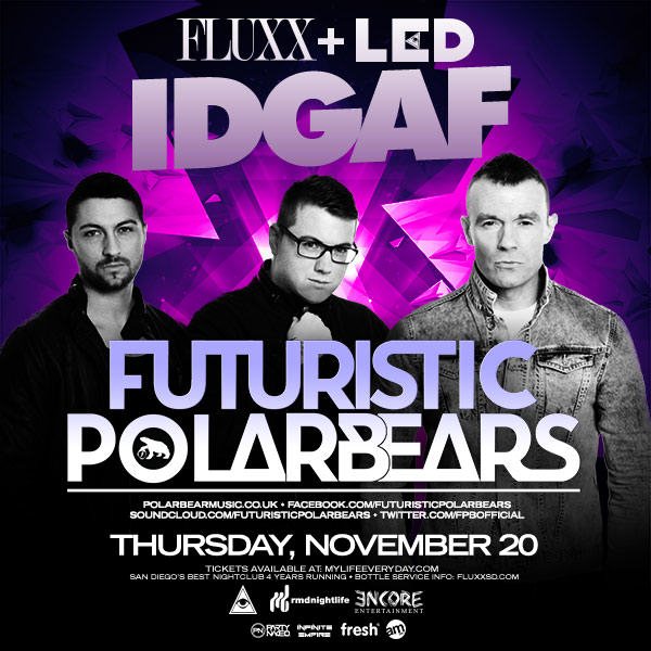 IDGAFluxx Futuristic Polar Bears Fluxx San Diego