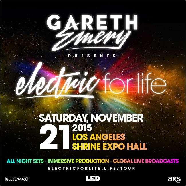 Gareth Emery Shrine Expo Hall Los Angeles 2015
