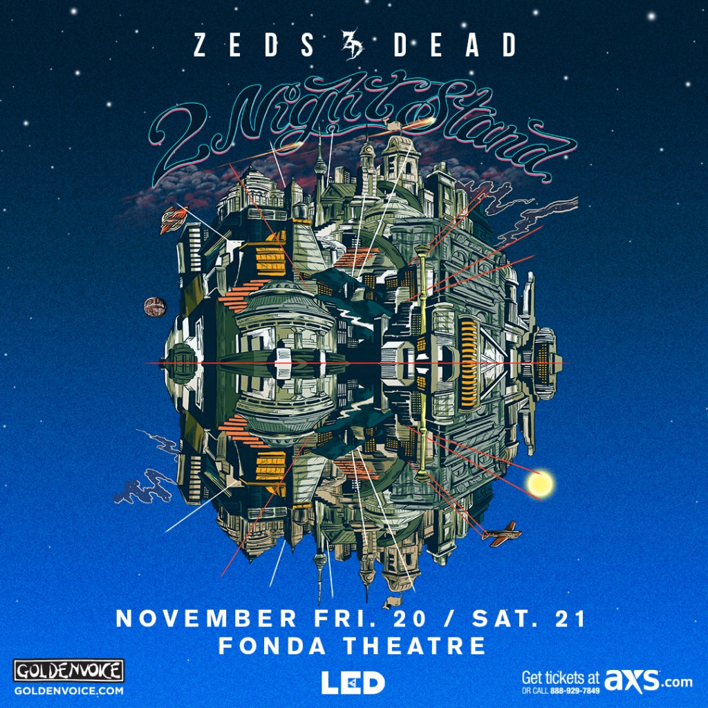 Zeds Dead Fonda Theatre LA 2015