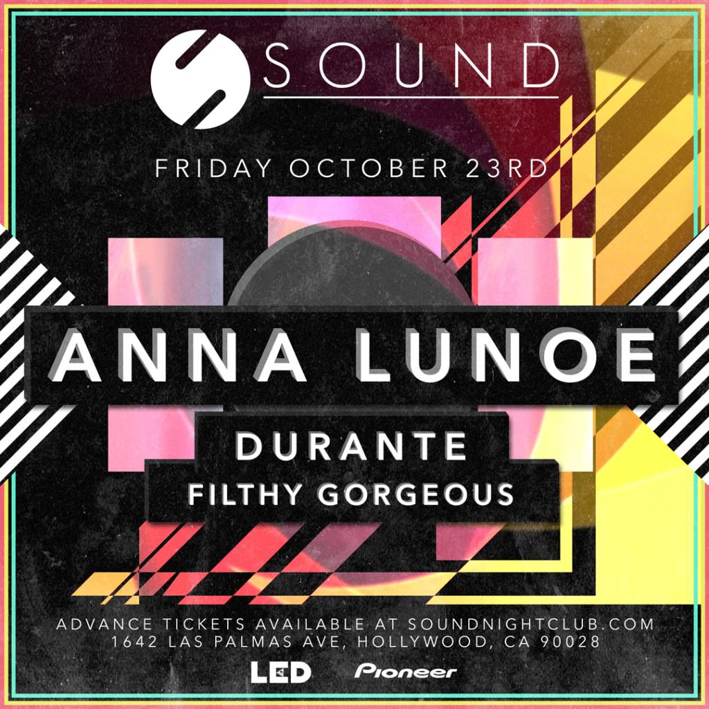 Anna Lunoe Sound Nightclub Los Angeles
