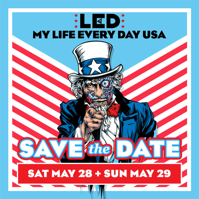 my LED USA 2016 Save The Date